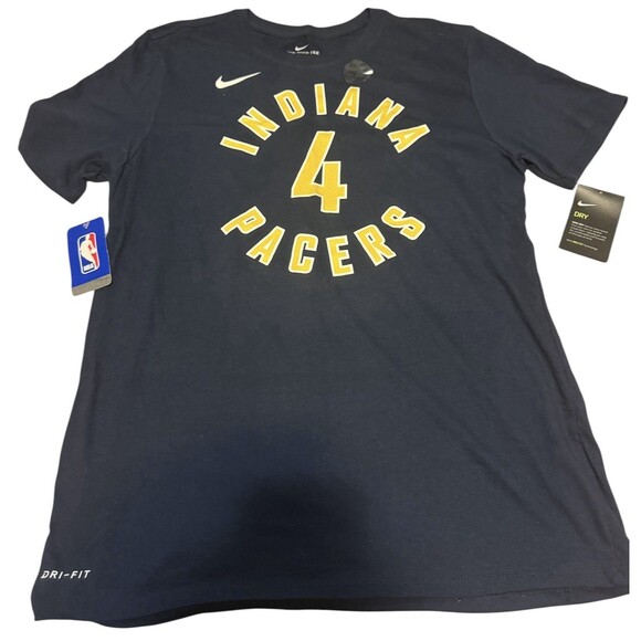Nike Dri Fit Victor Oladipo Indiana Pacers NBA Basketball Tee T Shirt Size L NWT - Picture 1 of 9